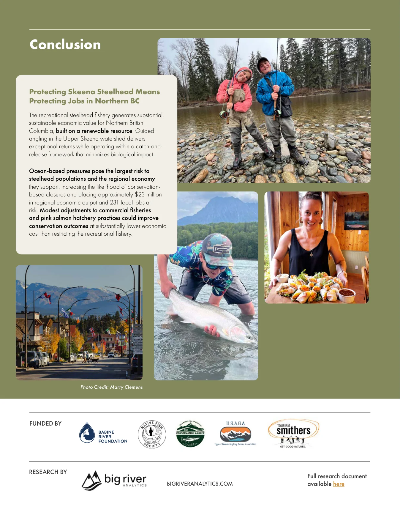 Skeena steelhead economic summary report, page 5.