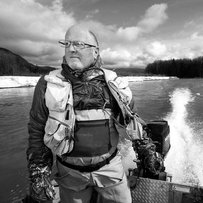 Pete Soverel on the river